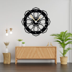 Islamic patterned standard wall clock